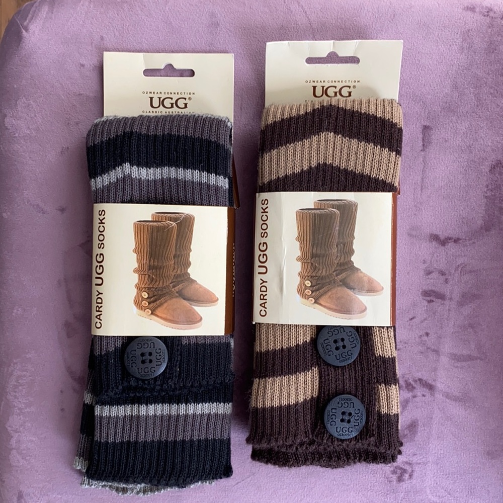 Two pairs of brand new UGG cardy socks
